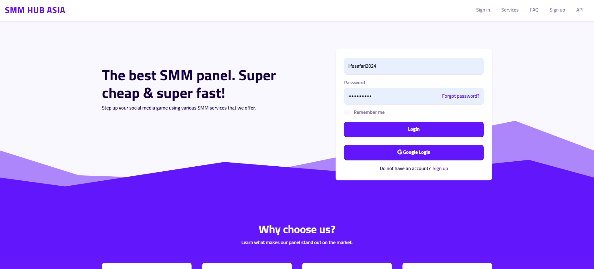 Simple Purple theme preview